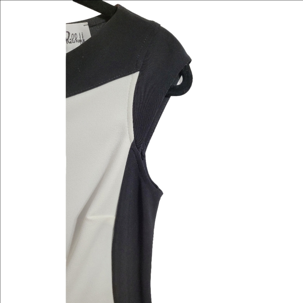 Joseph Ribkoff Dress size 4 black and white formal fitted midi pencil skirt - Picture 6 of 16